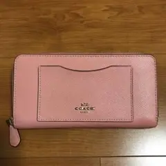 ♦︎COACH コーチ 長財布(ピンク色)
