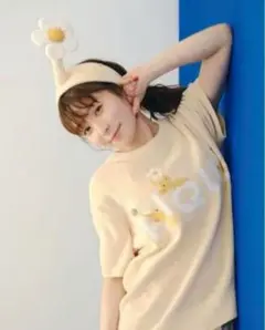 【最終値下げ】ジェラートピケ ピクミン セットアップ+ヘアバンド gelato pique（ジェラートピケ）の「【PIKMIN】ヘアバンド（ヘア