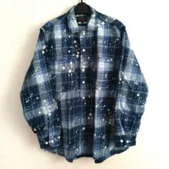 BEAMS PLUS ブリーチネルチェックシャツ