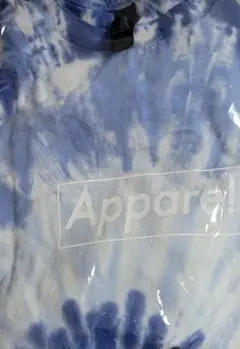 Appare! はっちゃけTシャツ タイダイ Tシャツ　青
