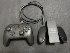 Joy-Conグリップ2【新品】+Switch純正プロコントローラー