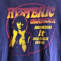 HYSTERIC GLAMOUR ビンテージ ロングTシャツ Lサイズ ネイビー