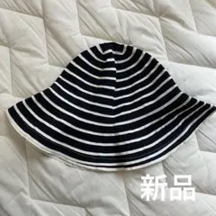 UVバケットハット 黒と白