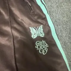 needles Girls Don't Cry トラックパンツ ブラウン