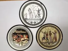 古代ギリシャ風陶器皿 3点セット