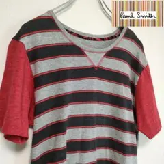 Paul Smith ポールスミス Tシャツ ボーダー Lサイズ 半袖