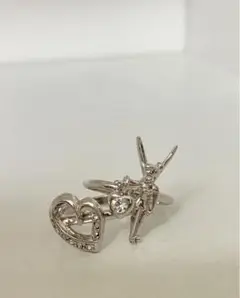 Disney ティンカーベル リング 指輪 ハート 2個セット