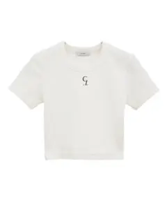 CLANE/クラネ/LOGO CROPPED TIGHT TEE
