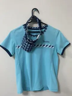 Paradiso 矢がすり柄Tシャツ &サンバイザー