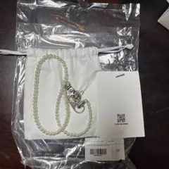 WE11D0NE SIVER TRIPLE WRAP PEARL BRACLET