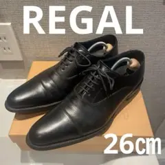 REGAL リーガル ストレートチップ 本革 革靴 黒 26㎝ 607R