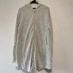 スウェット　ロング丈　パーカー