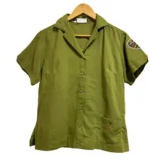 60s vintage キングルイ　希少　オリーブグリーン ボーリングシャツ