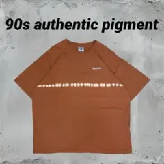 90s authentic pigment ヴィンテージ　半袖Tシャツ　XL