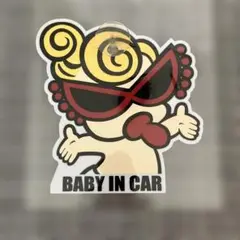 ヒステリックミニ　BABY IN CAR カーステッカー