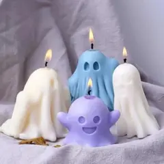 ハロウィン　お化け　シリコンモールド