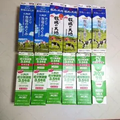 牛乳パック12本未解体