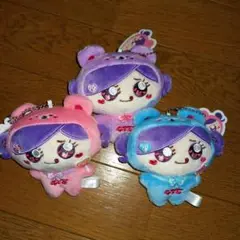 しなこ しなクマ マスコットぬいぐるみ 3種