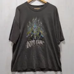 Disney ヴィランズ ピグメント ヴィンテージ加工 プリントTシャツ ハデス
