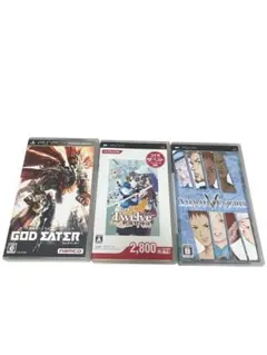 PSPソフト3本セットGOD EATER, トゥエルブ, ヴァルハラナイツ