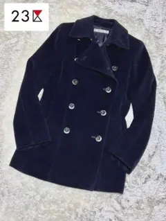 【美品】23区 Pコート アンゴラ Mサイズ ブラック