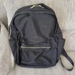 ユナイテッドアローズ　グリーンレーベルリラクシング　ブラックナイロンリュック