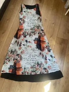【美品】Ottoマキシ丈 花柄 ワンピース