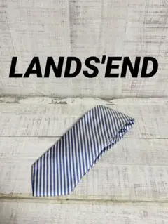 ランズエンド　LANDS'END ストライプ柄　ネクタイ