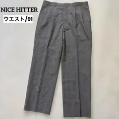 美品【NICE HITTER】オンワード　80s 90s ツータック パンツ