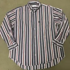 【美品】ELLE長袖シャツ　ストライプ　M
