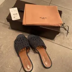ALAiA アライア デニム地サンダル