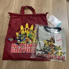 ゴジュウジャー　ナイロン袋&メッシュパジャマ120