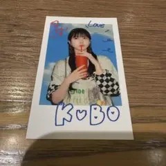 久保史緒里　ポラロイド風ステッカー
