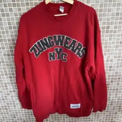 Zungwear レッド トレーナー Lサイズ
