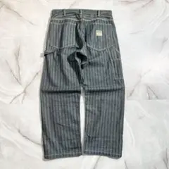A17449 美品 児島ジーンズ ヘリンボーンベーシックペインターパンツ W32