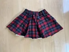 レース付きチェックキュロット