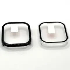 ★ Xiaomi Redmi Watch 4用 カバーブラック＆クリア 2枚