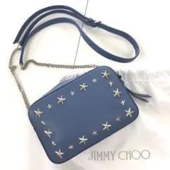 ジミーチュウ スター スタッズ レザー カメラバッグ ショルダーバッグ 新品