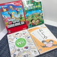 【動作確認済】Wiiソフトまとめ売り4本セット d
