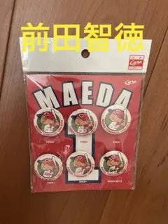 【広島カープ】前田智徳 缶バッジセット 【名球会】