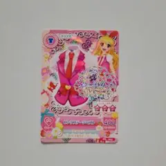 アイカツ ピンクステージベスト 星宮いちご サイン入り カード