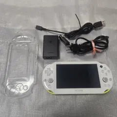 極美品 sony psvita pch-2000 ライムグリーン