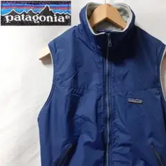 80s 三角タグ USA製 patagonia シェルドシンチラベスト フリース