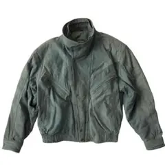 MIDWAY ミッドウェイ レザージャケット ビンテージ グリーン Mサイズ