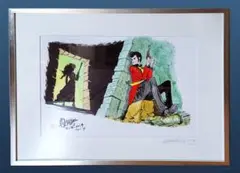 モンキー・パンチ ルパン三世 版画　限定100部 ルパン三世 モンキーパンチ サイン 署名 版画 峰不二子 限定100
