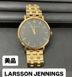 《美品》 LARSSON JENNINGS レディース 腕時計 ゴールド