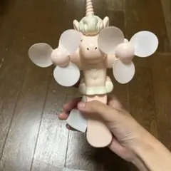 ユニコーン型ハンドファン ピンク