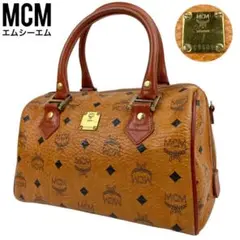 ✨美品✨ MCM エムシーエム ミニボストンバッグ ハンドバッグ ヴィセトス柄