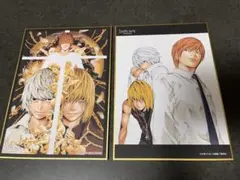 DEATH NOTE デスノート　ミニ色紙2点