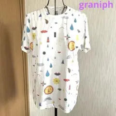 graniph グラニフ Tシャツ ツペラツペラ カットソー　顔ノート　絵本